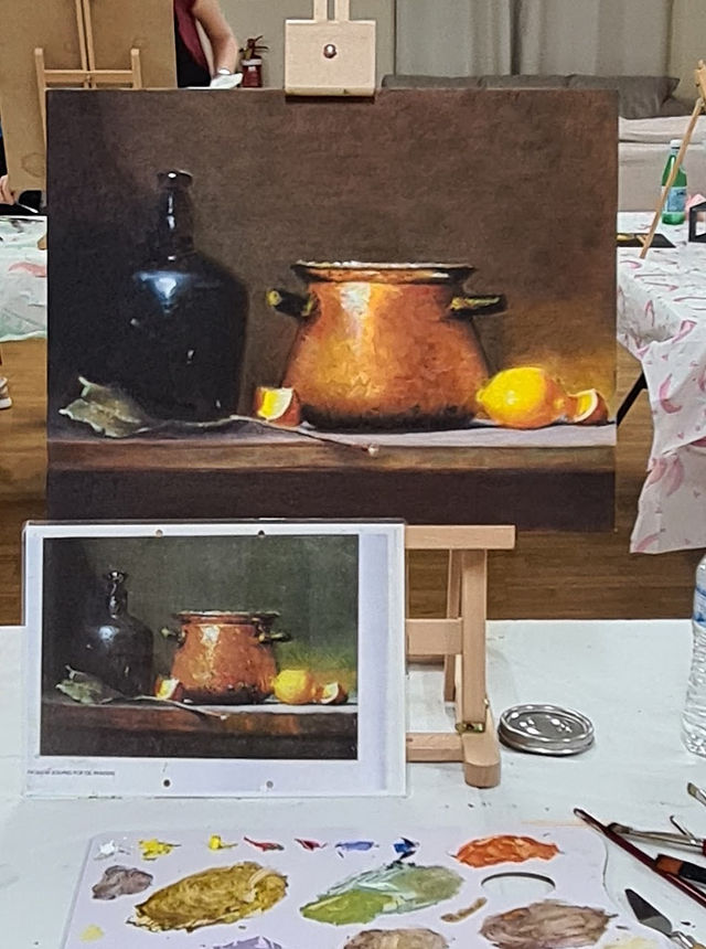oil still life art classes 