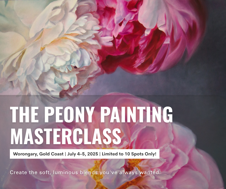 2-Day Peony Flower Painting Masterclass (4-5 July 2025) | Gold Coast