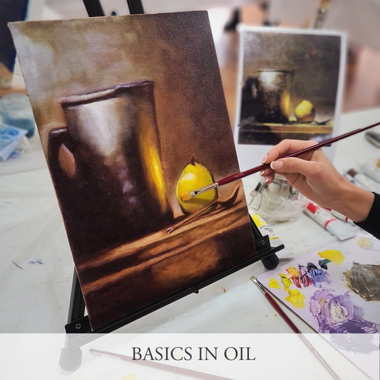 basics in oil art classes