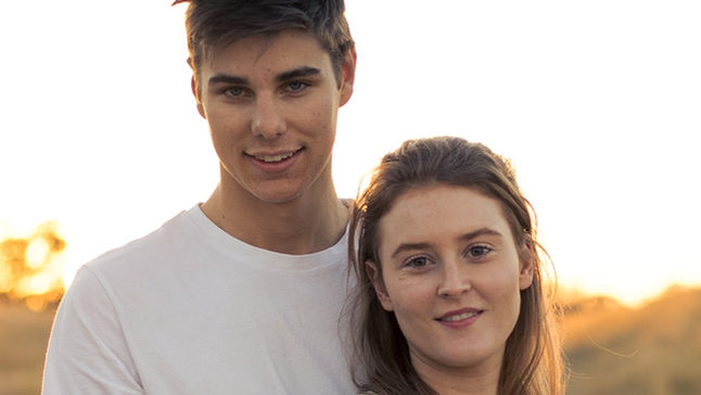 Young Couple at sunset
