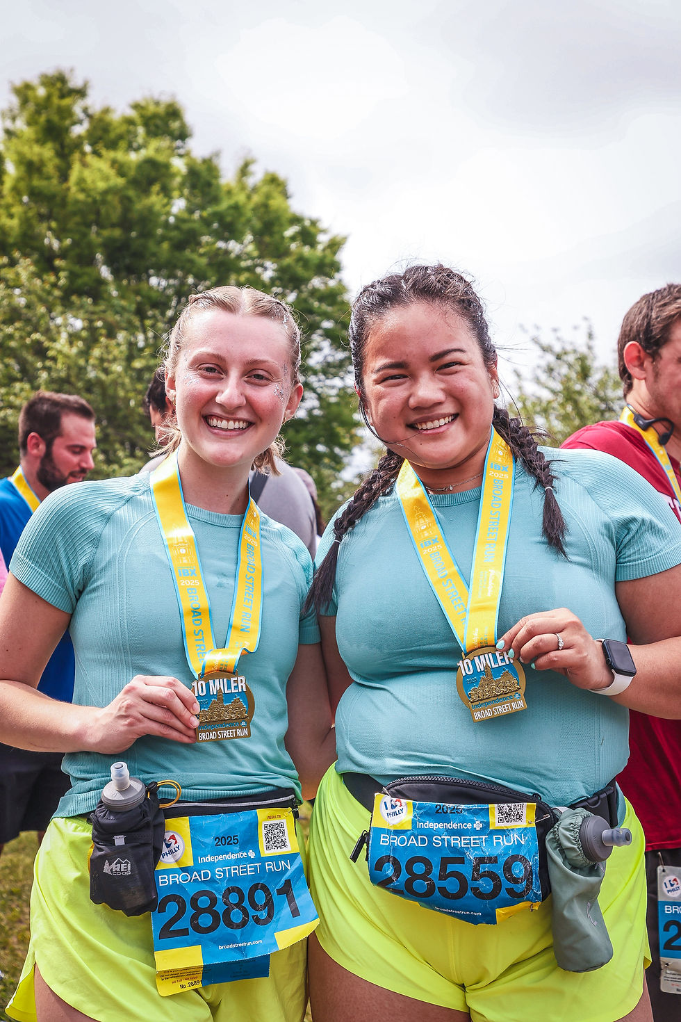 We could only smile because we survived the humidity and heat!