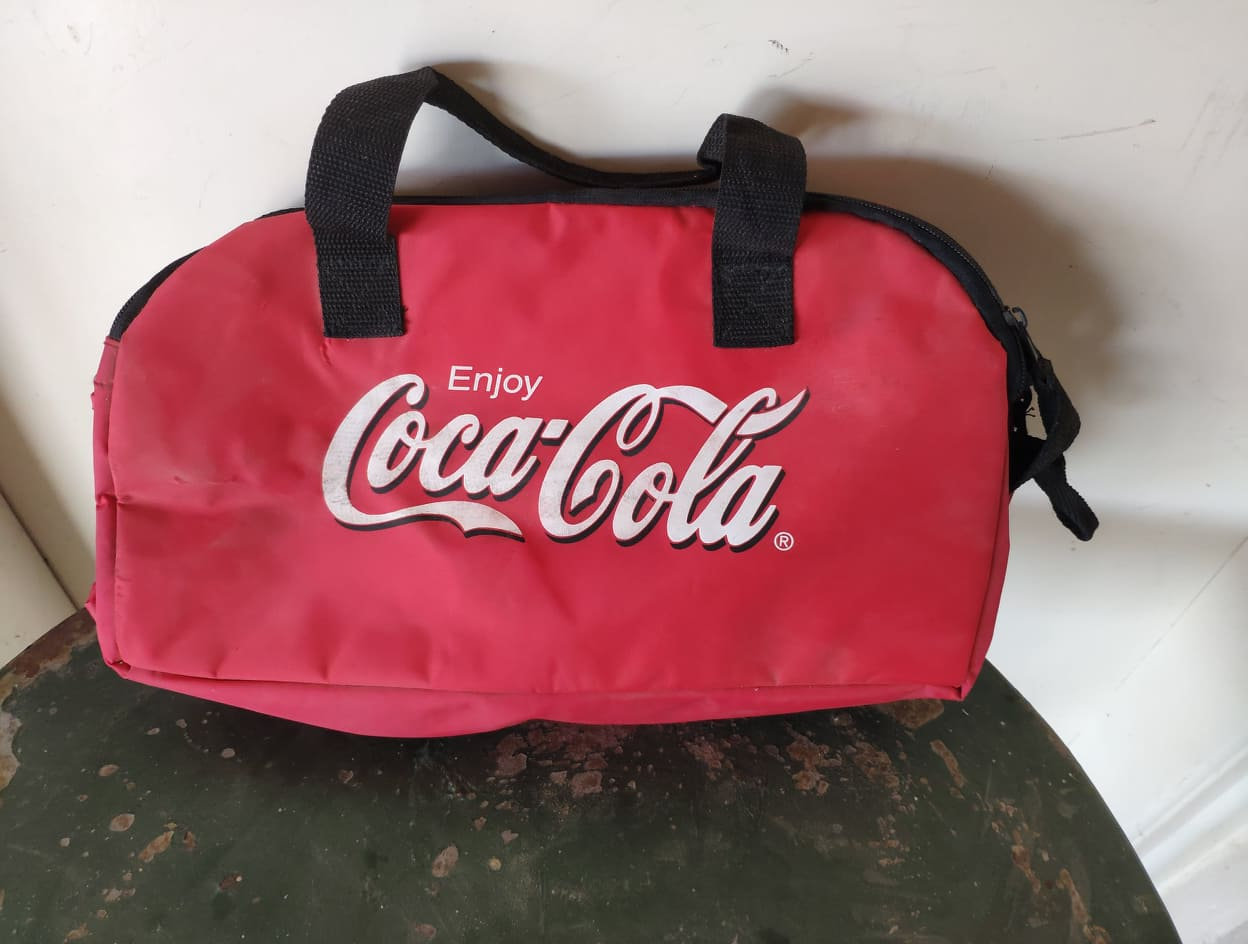 coca cola duffle bag