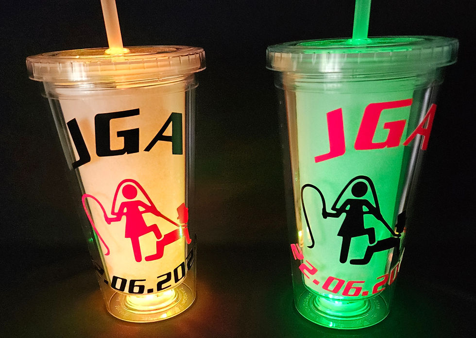 Miniaturbild: Led Becher Junggesellenabschied individueller Druck