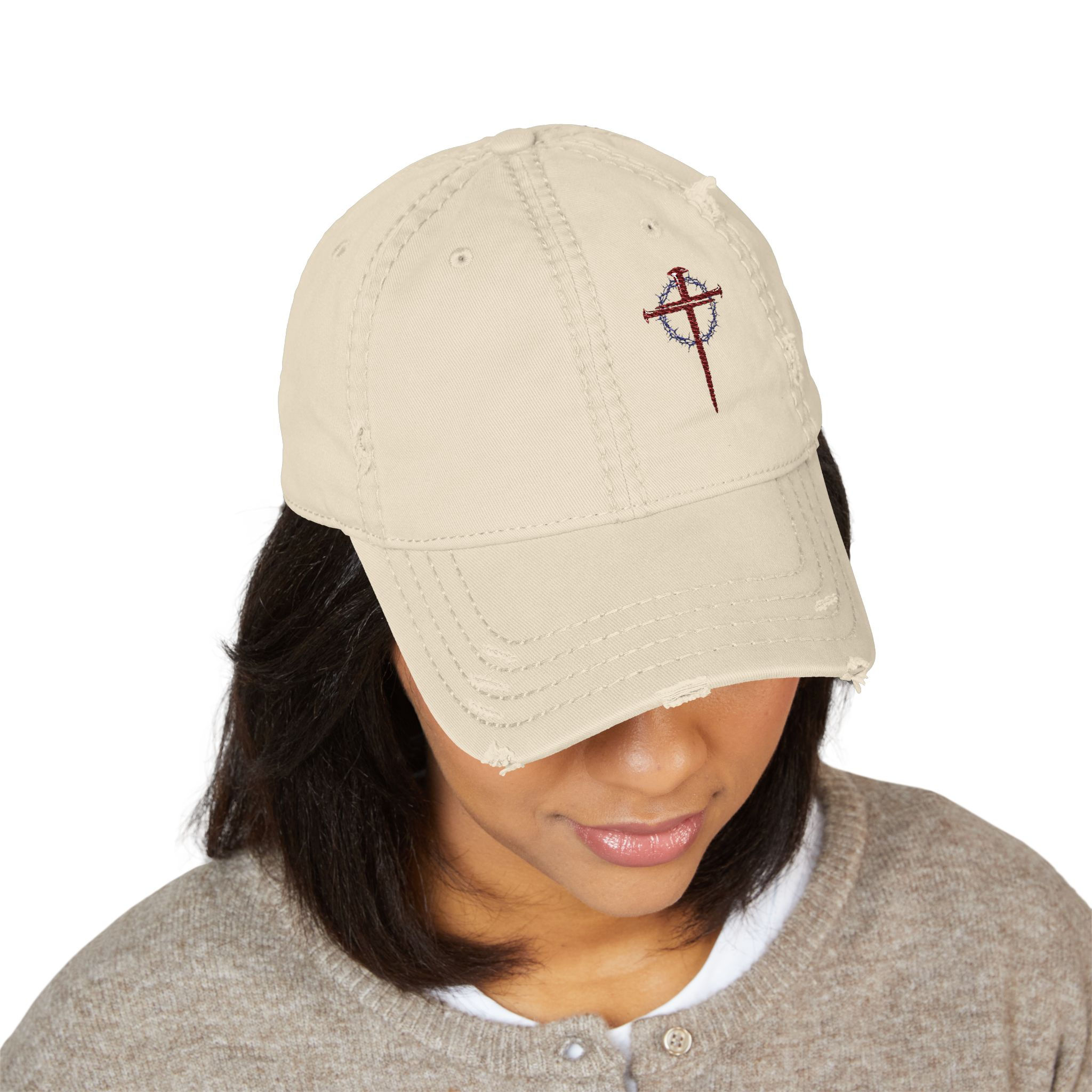 "Nails and Cross" Vintage Hat
