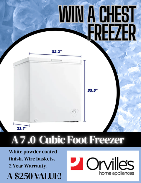 Win a Chest Freezer Full of Melloni's Meat!