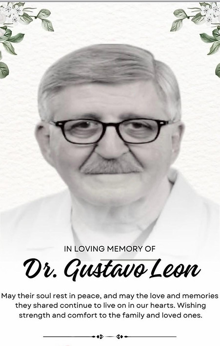 On loving and Memory of our Principal Investigator and founder Dr Leon.