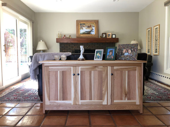 Sideboard Cabinet Credenza Prairie Shaker Hickory