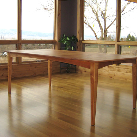 Solid Cherry Shaker Prairie Table