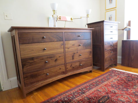Solid Walnut Prairie Dressers