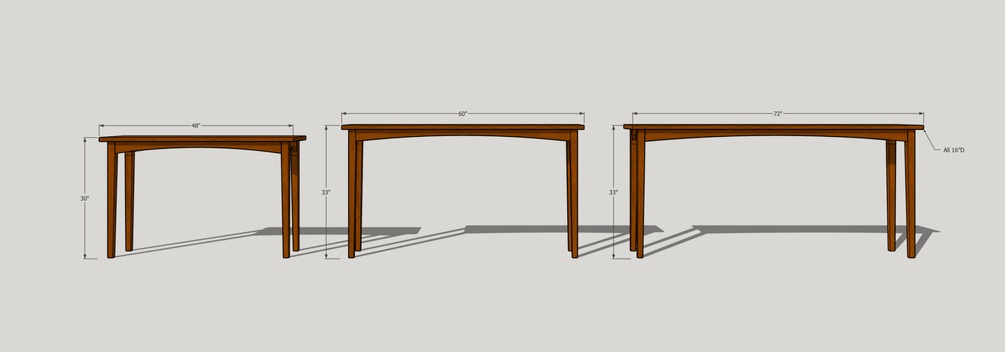 The Prairie Console Tables