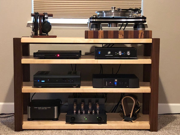 Media LP Vinyl Storage Record Cabinet solid thick shelf maple walnut custom size rack stand colorado boulder near me audiophile unit