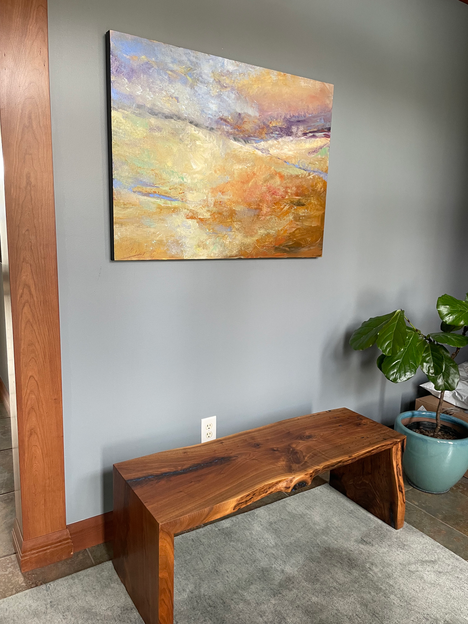 Bench Custom Walnut LiveEdge Waterfall Inlay Lapiz.HEIC