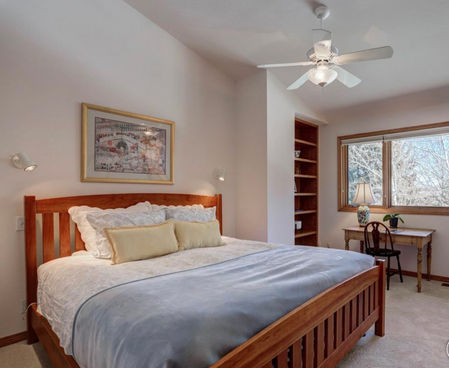 Solid Cherry Slat Arch King Bed