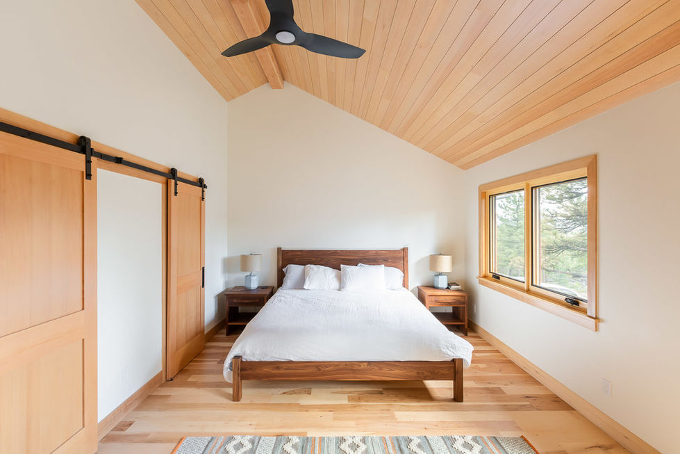 Solid Walnut Flatiron King Bed