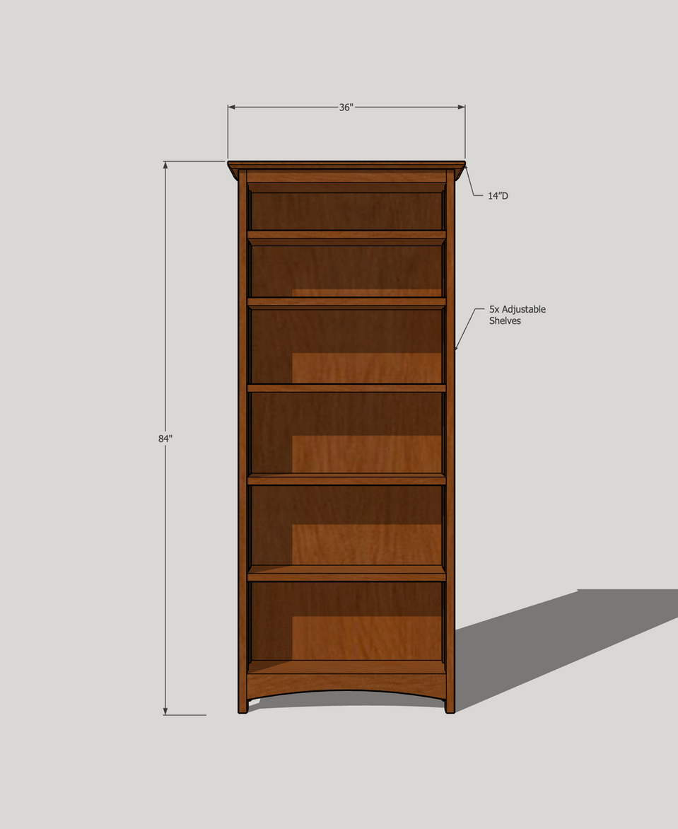 The Prairie Bookcase - Tall