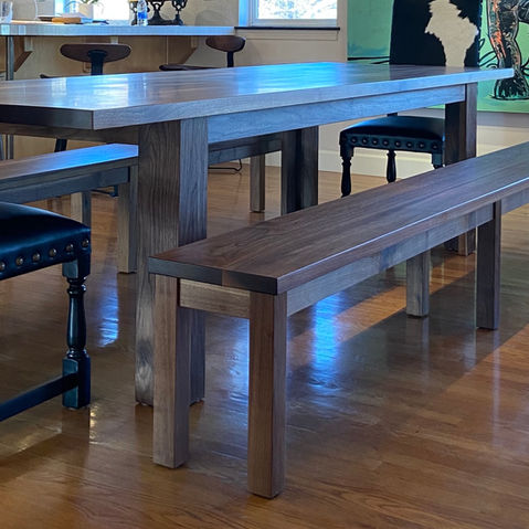 THE MISSION BACKLESS BENCH