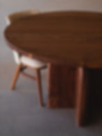 Custom Solid Walnut Expandable Pedestal Table