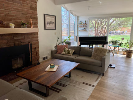 Solid Walnut Flatiron Coffee Table