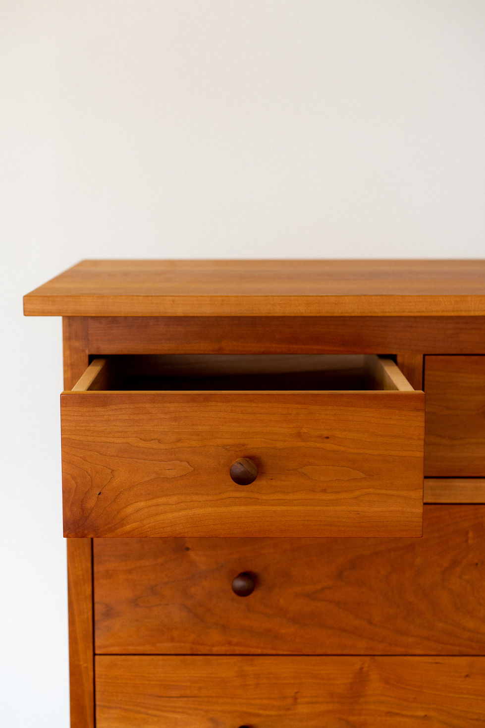 Solid Cherry Prairie 6-Drawer Split Dresser