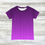 Thumbnail: Purple Twilight Ombre Women’s All-Over T-Shirt – Casual Gradient Tee