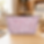 Dusty pink cherry blossom T-bottom pouch lying on a craft table.