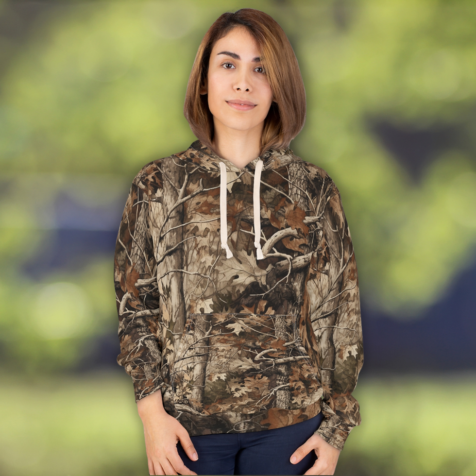 Thumbnail: Raintree Camo All-Over Hoodie | Unisex Fit for Men & Women