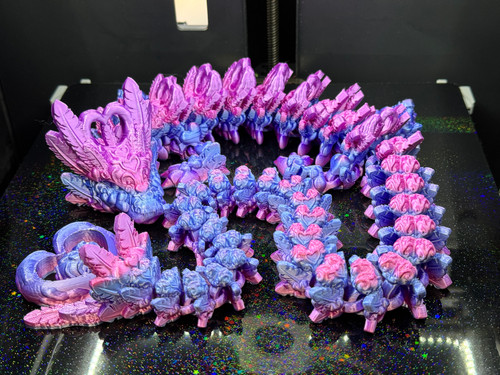 Light & Dark Heart Dragons | quiX Prints