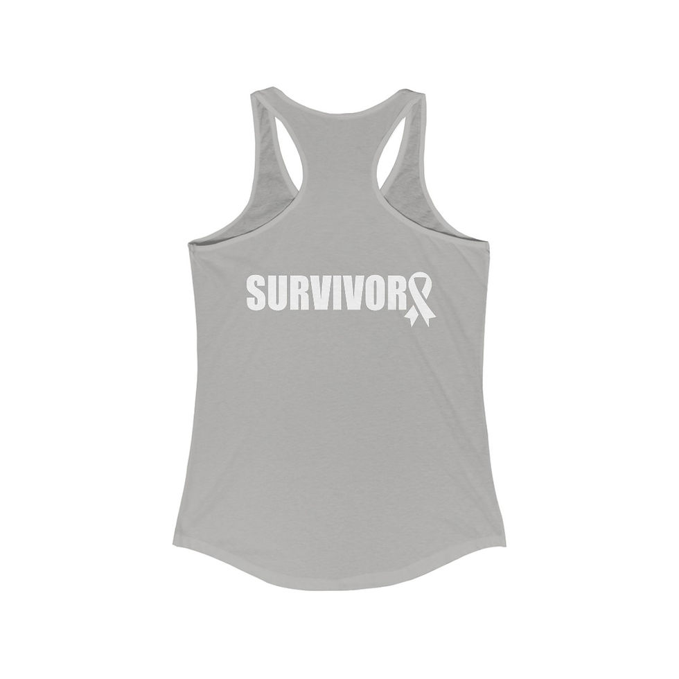 Thumbnail: No One Fights Alone SURVIVOR Women's Ideal Racerback Tank