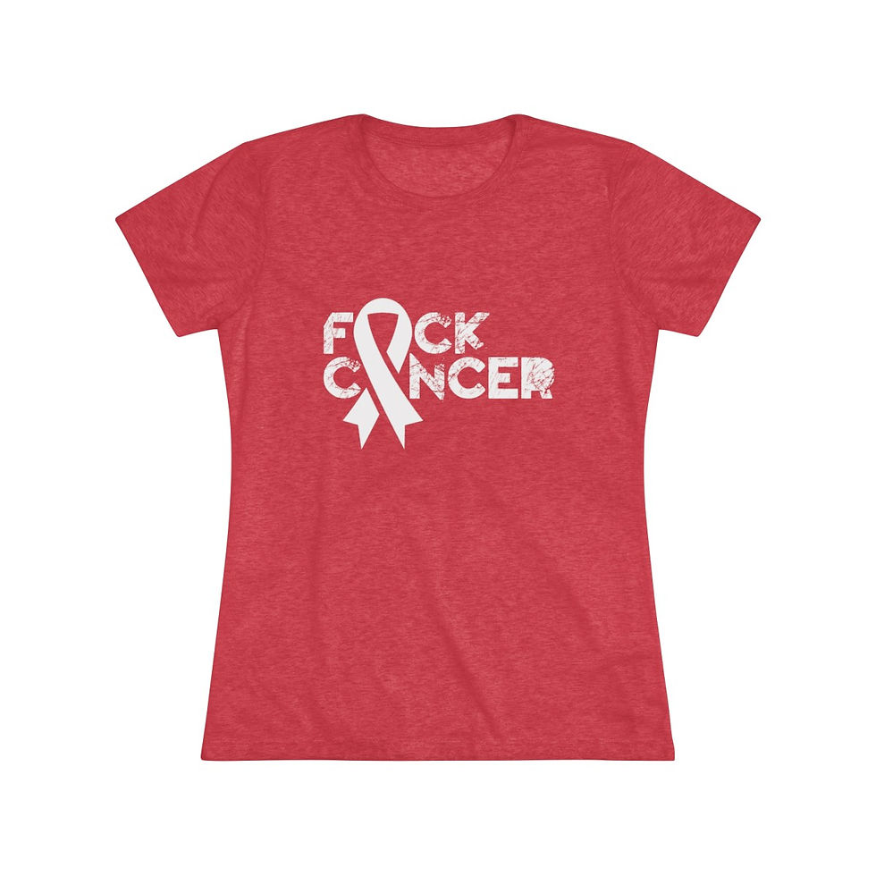 Thumbnail: F Cancer Women's Triblend Tee