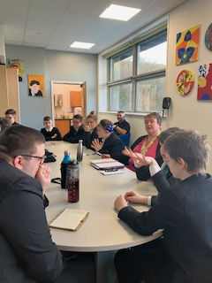 Our monthly school council meeting