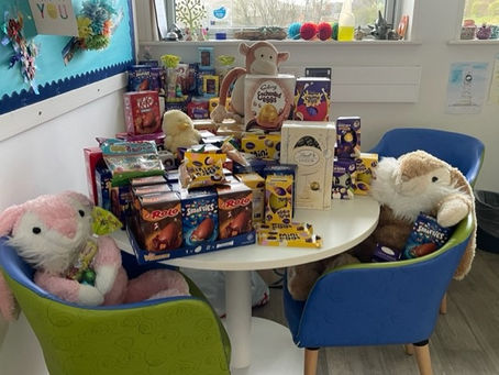 Getting egg- cited about our raffle!