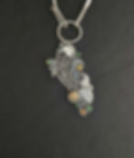 Yellow Welo opals, tsavorite, argentium silver $300.00 SOLD