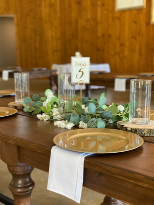 A beautiful table setting at The Belvedere Wedding Venue