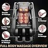 Thumbnail: BILITOK Massage Chair Recliner with Zero Gravity with Full Body Air Pressure, Speaker and Blue-Tooth Connection, Easy to Use at Home and in The Office - Image 6