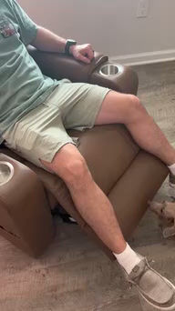 Thumbnail: FLEXISPOT Truffle Genuine Leather Power Recliner w/ 1.2" Wall-Hugger Clearance,