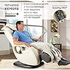 Thumbnail: Human Touch WholeBody 7.1 Swivel-Base Full Body Relax and Massage Chair - Perfect for Home Relaxation and Stress Relief | Warm Air Heating | Customizable Massage | Retractable Ottoman | Espresso Color, 7.1" - Image 6