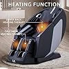 Thumbnail: MassaMAX 4D Full Body Massage Chair with Zero Gravity, Extendable Footrest, SL Track, 15 Modes, AI Voice Control, Yoga Stretch, Foot Rollers, and Waist & Calves Heating Comfort with Cover (Black) - Image 6