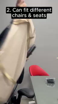 Thumbnail: Snailax Massage Seat Cushion with Heat - Extra Memory Foam Support Pad in Neck