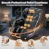 Thumbnail: 2026 Massage Chair, Massage Chairs Full Body and Recliner with 10 Fixed Points, Zero Gravity, Wood Grain Leather, Foot Massage, Airbags, Lumbar Heating, Bluetooth and Control Screen (Elegant Black) - Image 6