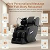 Thumbnail: Massage Chair Full Body 2026 Upgraded Zero Gravity Recliner with Heat,8 Fix Points,Bluetooth, Airbag,Touch Screen,Footrest,L-Track Shiatsu Massage Chair Full Body for Parents Seniors - Image 8