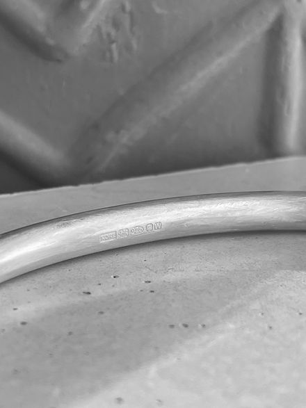 Sustainable men's jewellery. Hand crafted in the uk men's silvery jewellery