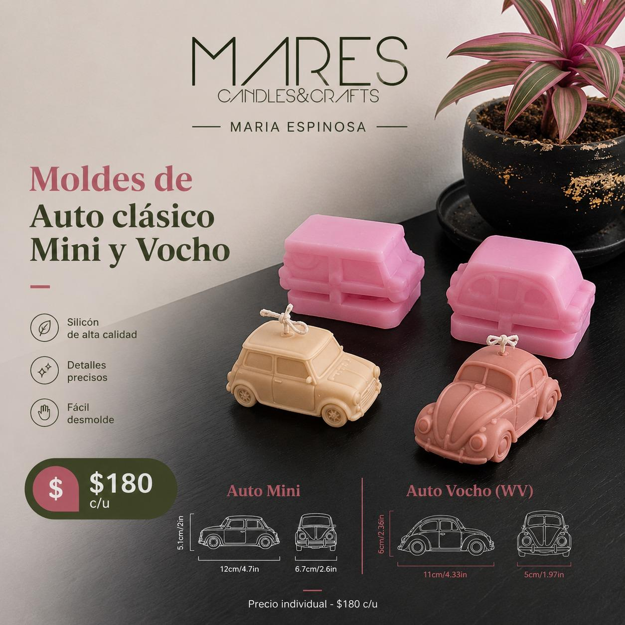Moldes de autos clásicos