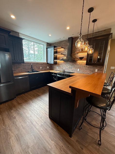 Luxury Custom Kitchen Installation.