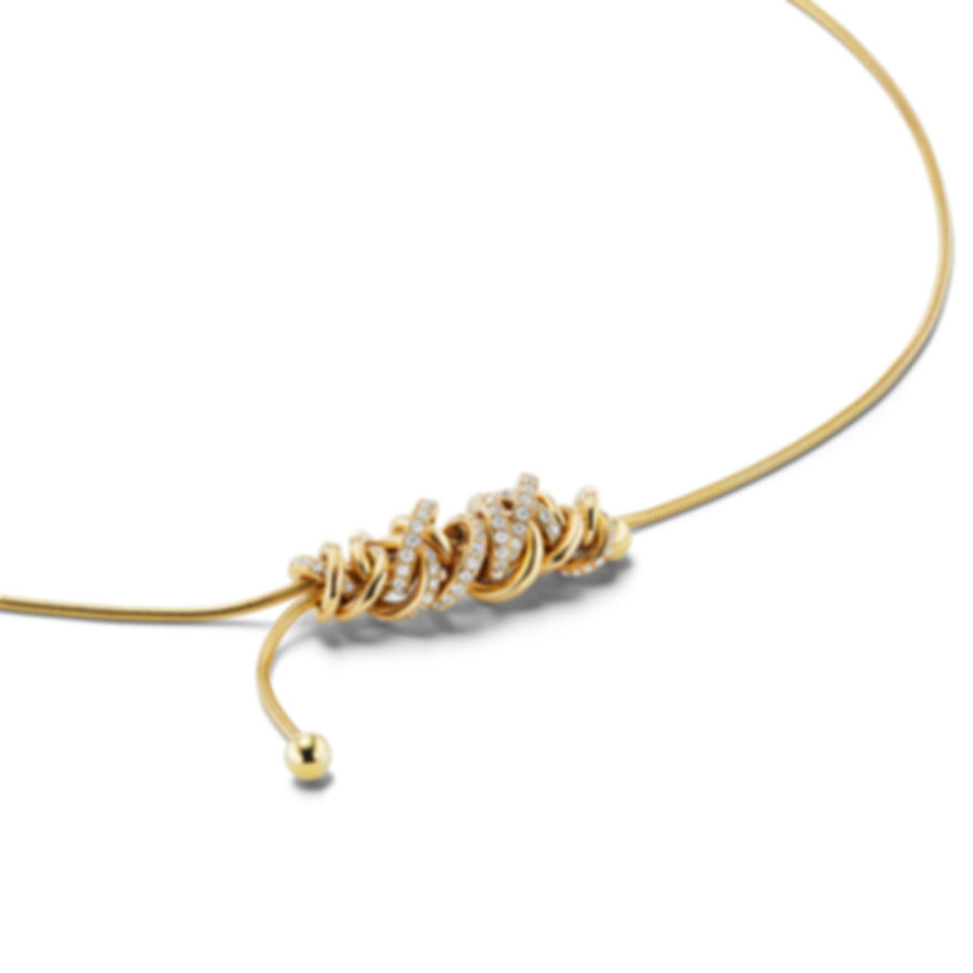 ROCK SUGAR CROISSANT PENDANT