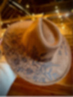 Hat Burning Workshop with Burlap and Barnwood