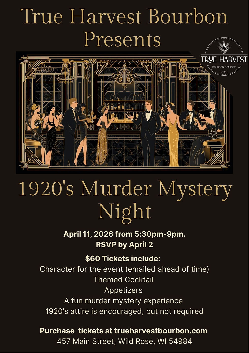 1920's Murder Mystery Event