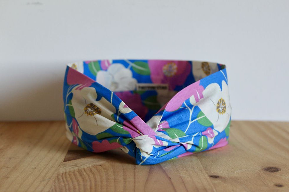 headband bandeau turban coiffure femme lyon artisanat artisan créatrice france créateur handmade éthique coton bio