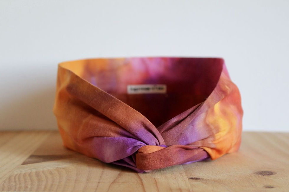 headband bandeau turban coiffure femme lyon artisanat artisan créatrice france créateur handmade éthique coton bio