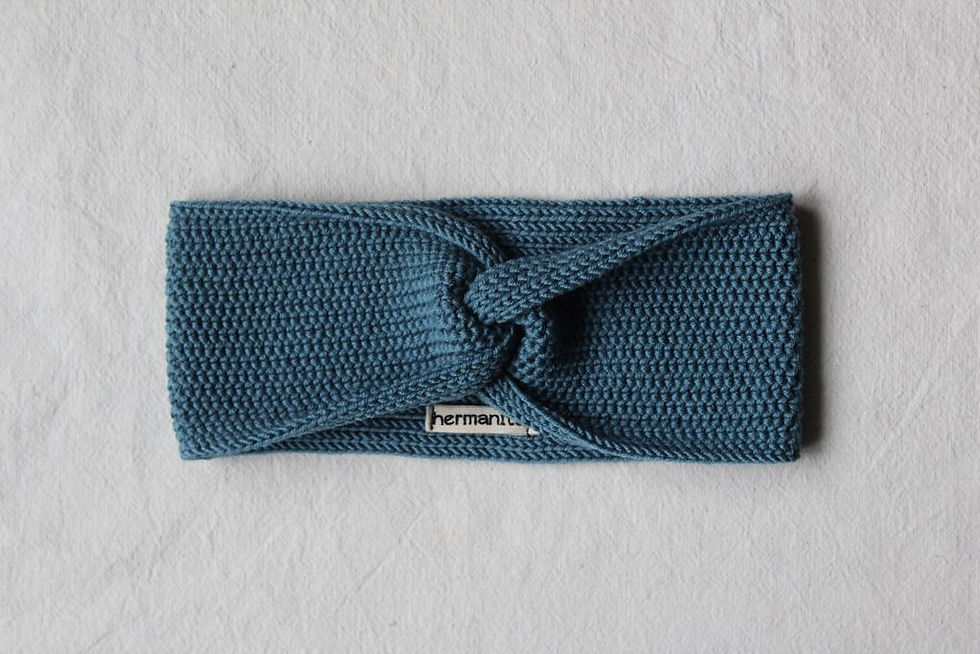 bandeau headband laine tricot merinos merino wool handmade artisanat lyon france chaud doux douillet femme couleur hiver