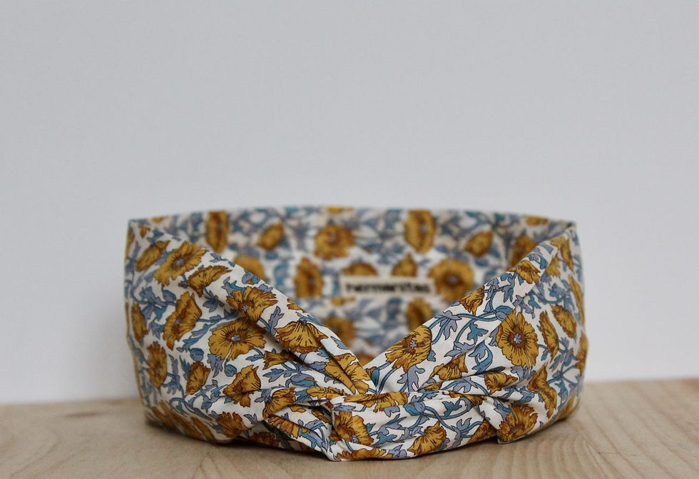 bandeau headband Lyon France créatrice créateur création artisanat fait main coiffure foulard printemps été cadeau éthique